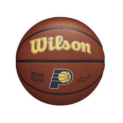 WILSON NBA TEAM COMPOSITE BSKT IND PACERS GOLD-