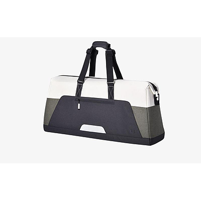 WOMENS RACKET BAG CREAM/FOREST GREY/BLACK-