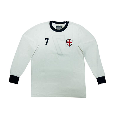 NTERNATIONAL FOOTBALL SHIRTS - ENGLAND F/SLV