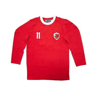 INTERNATIONAL FOOTBALL SHIRTS - SUBLIMATION WALES F/SLV