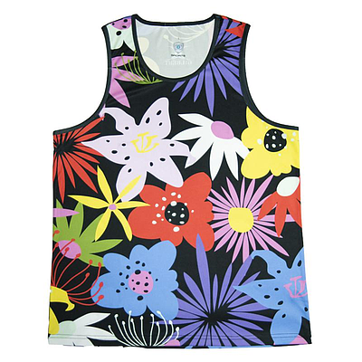 RUGBY VESTS SUBLIMATION FLOWER 