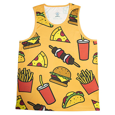 RUGBY VESTS SUBLIMATION PIZZA