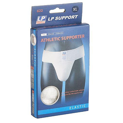 LP 622 ATHLETIC SUPPORTER WHITE L