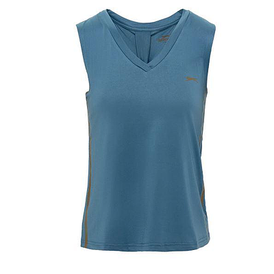 LOLA V-NECK - BLUE SHADOW