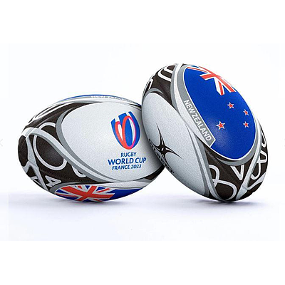 NEW ZEALAND RWC2023  FLAG SZ5-BALL
