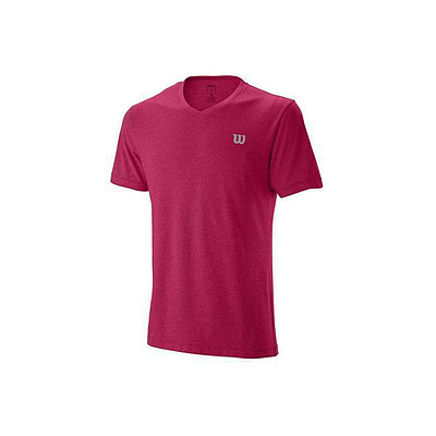 WILSON M TRAINING V-NECK TEE GRANITA