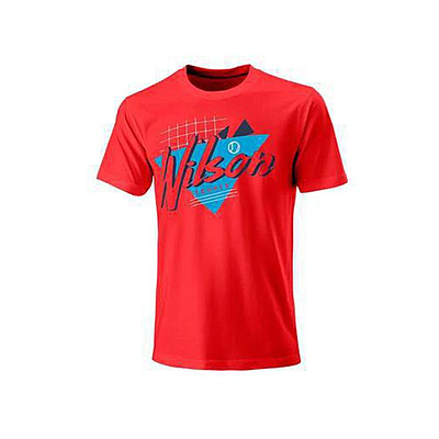 WILSON M NOSTALGIA TECH TEE INFRARED