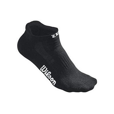 Wilson W Blk No Show Sock 3pr/pack-