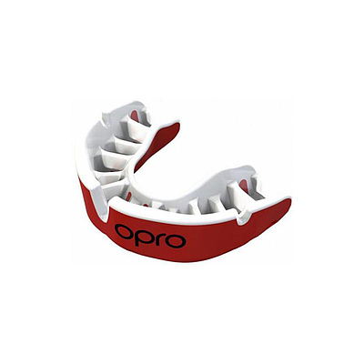 Self-Fit Gold Adult Mouthguard - Red/pearl