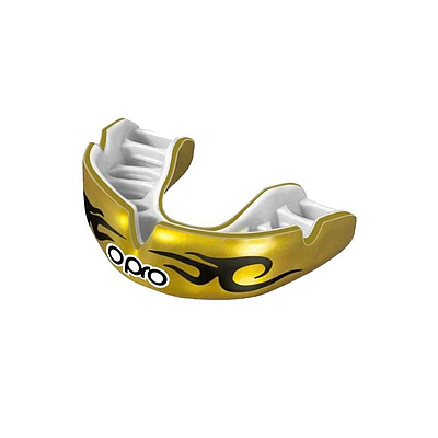 Power-Fit Adult Mouthguard - Bling Urban - Gold/White