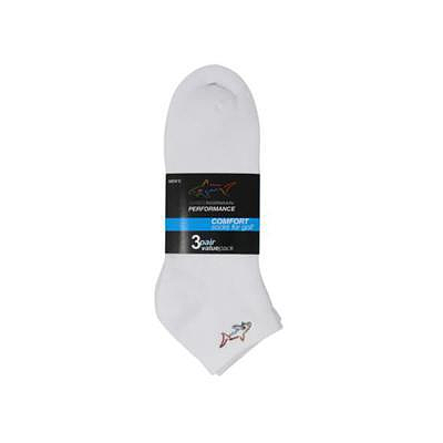 GN COMFORT GOLF SOCK (3 Prs) - WHITE