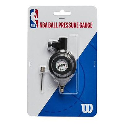 WILSON NBA MECHANICAL BALL PRESSURE GAUGE SILVER-