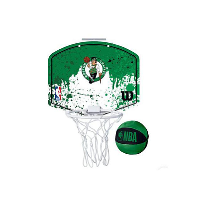 WILSON NBA TEAM MINI HOOP BOS CELTICS SILVER-